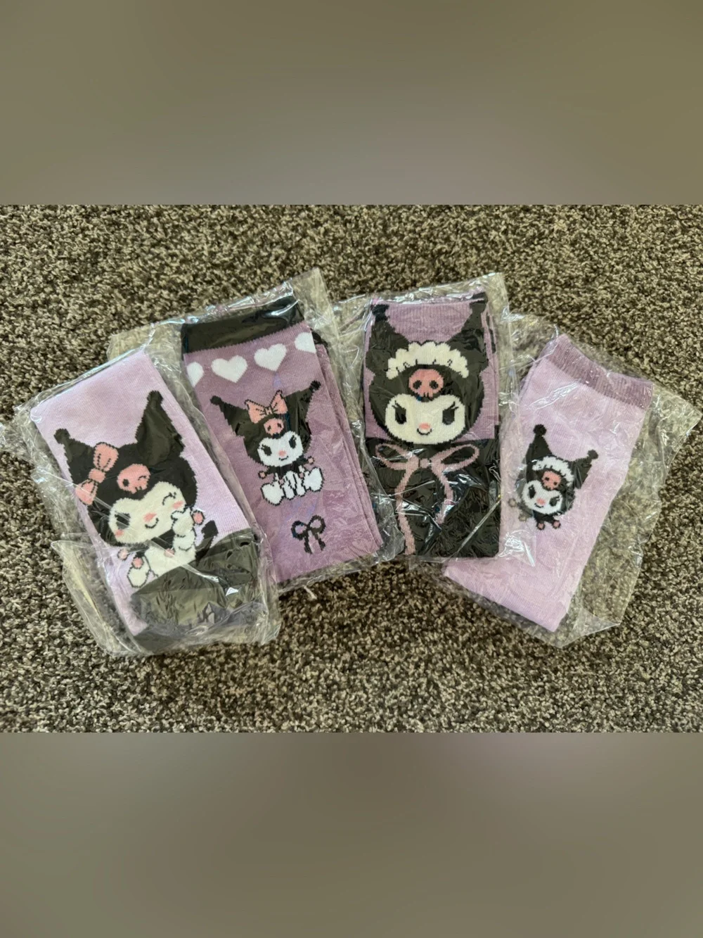 Kuromi Sock Bundle-4 Pairs